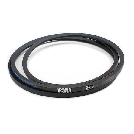 D&D 3V850 Wedge V-Belt, 85 in Outside Length, 3/8 in Top Width, 5/16 in Thickness, 1 Ribs 3V850